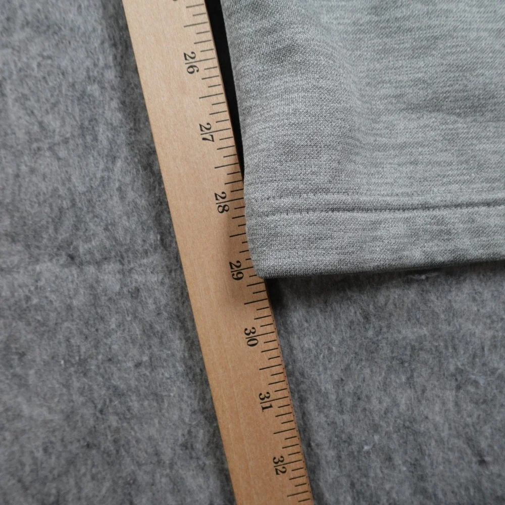 Adidas Pants Mens Large Gray Climawarm Fleece AA9580 Straight Leg Sweatpants